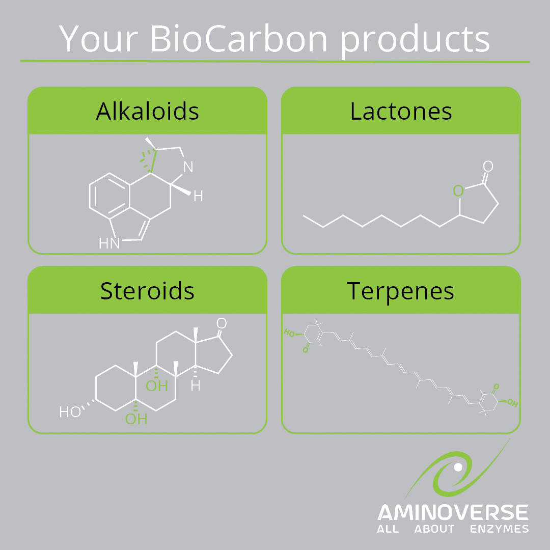 BioCarbon KGO Enzyme Panel for hydroxylation of fatty acids, terpenes, alkaloids, and steroids